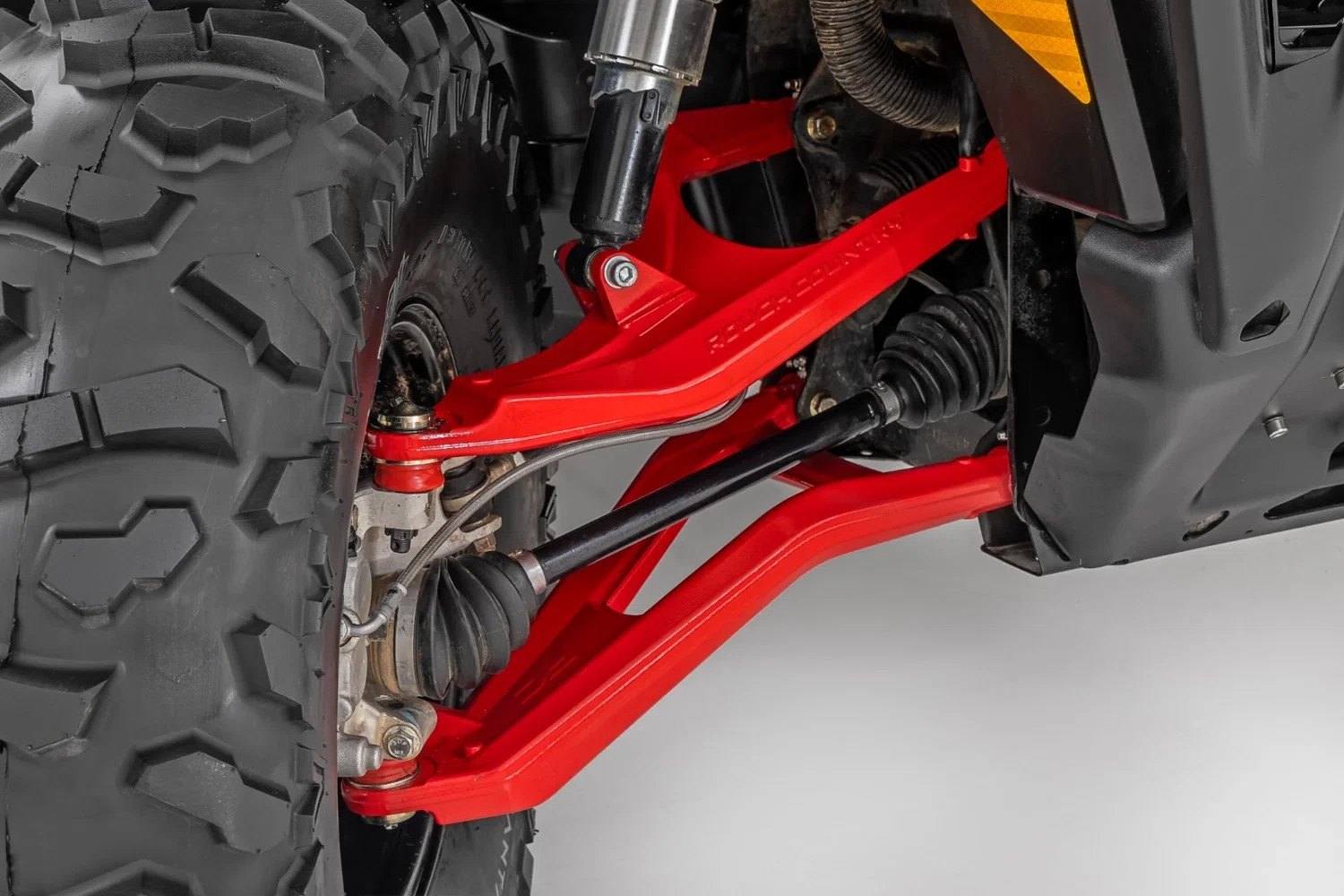 Fits Can-Am Defender HD 5_8_9_10 Aluminum Control Arms w_ 2_ 97041RED